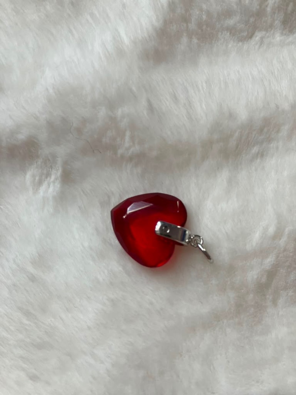 FREE W/ ANY PURCHASE Red Heart Pendant Charm